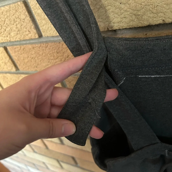 Timing USA Long Overall Dress Skirt Back Slit Gray Vintage Size Medium Women’s - Picture 2 of 8